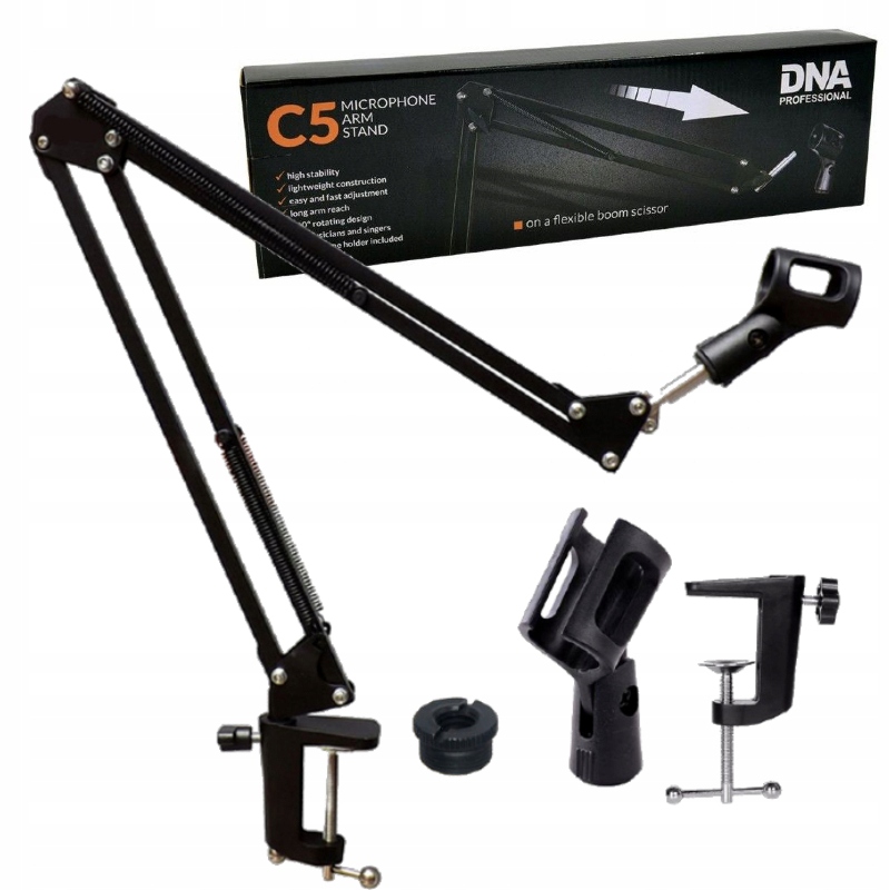 

Statyw mikrofonowy stołowy biurkowy ramię uchwyt