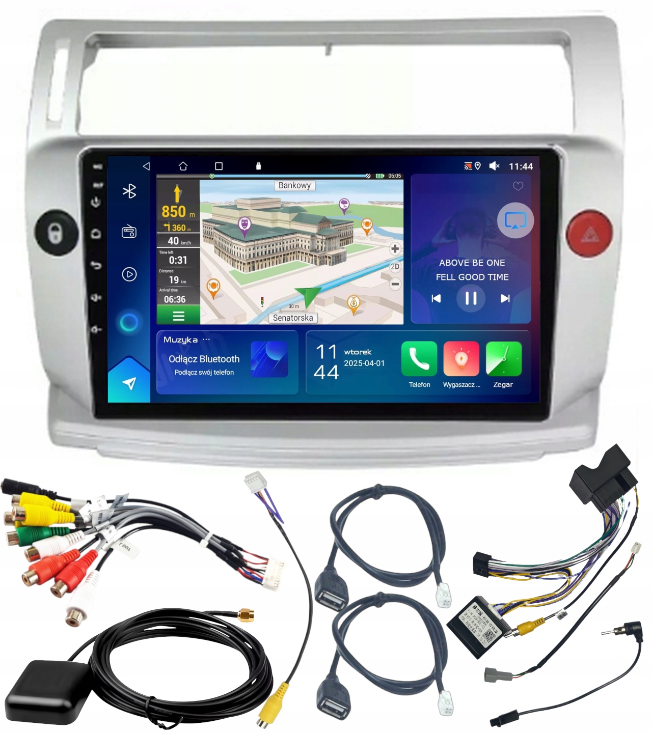 Autorádio Gps Citroen C4 2004-2009 Carplay Android Auto 2GB 64GB