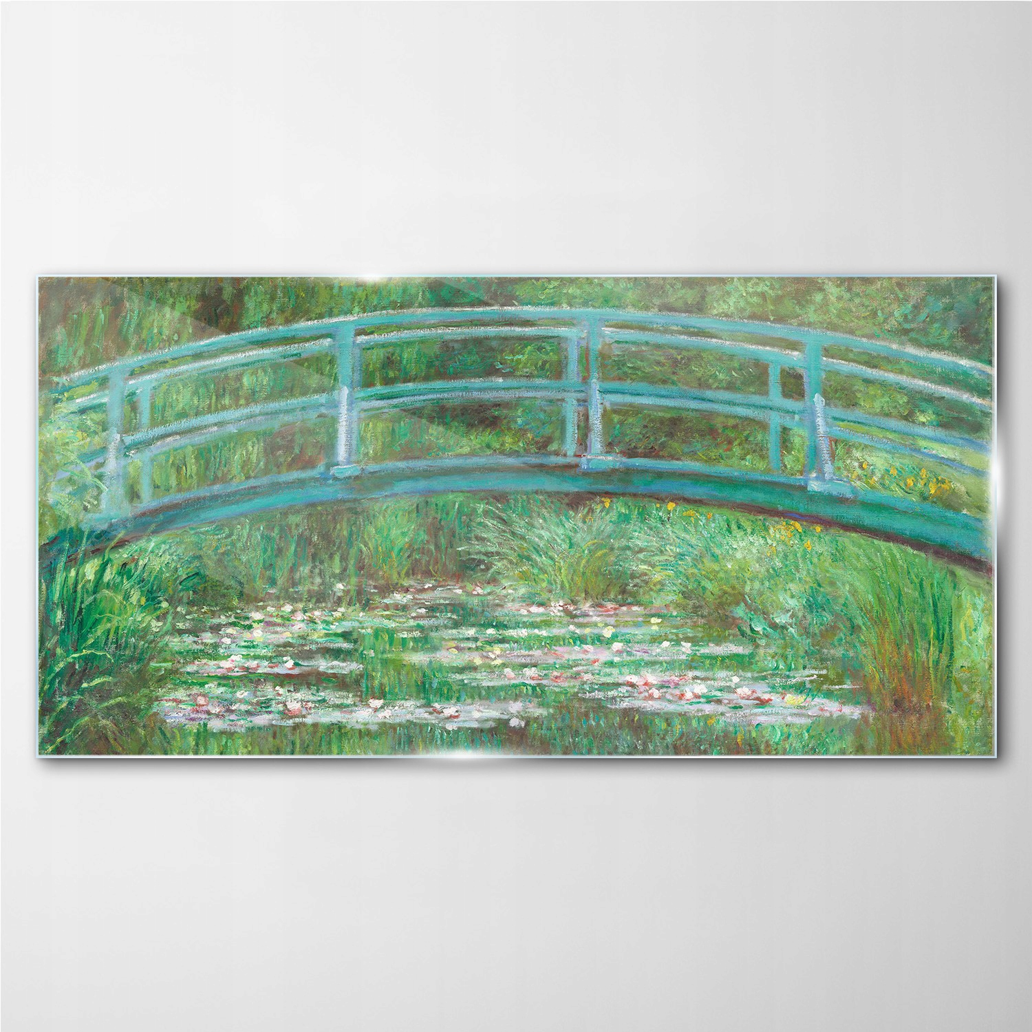 

Obraz szklany na ścianę Most natura Monet 100x50