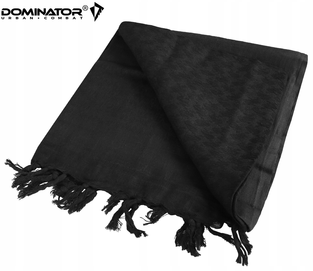 ARAFATKA CHUSTA KEFIJA SHEMAGH OCHRONNA WOJSKOWA DOMINATOR 100X100cm CZARNA Model Arafatka