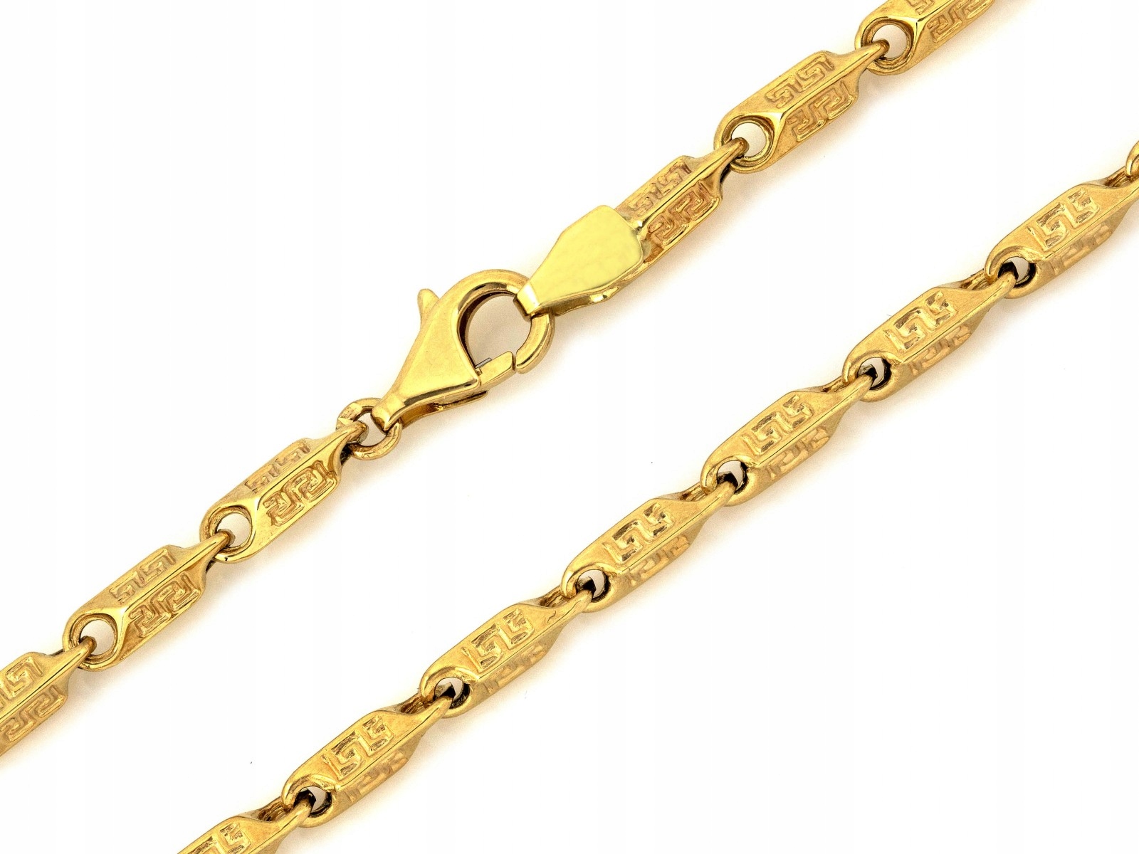 Zlatý řetěz 585 14k, řecký elementární řetěz 10.88g, velikost 50, módní