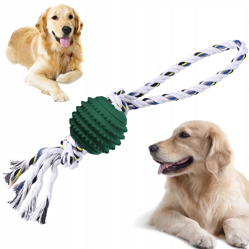 Levně Hračka pro psy Silný míček na provázku Přetahovadlo