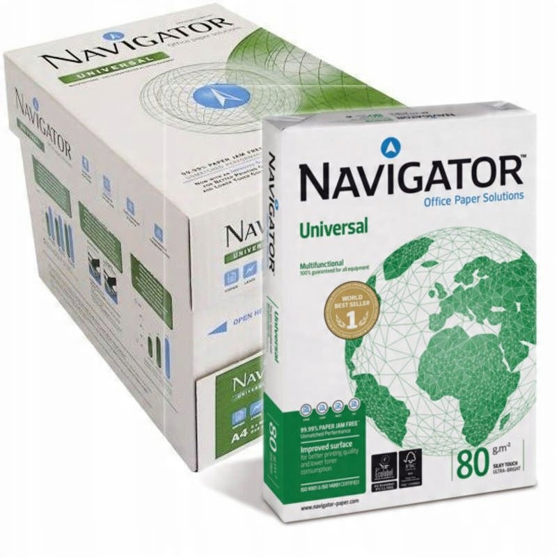 

Zestaw 5x Papier Navigator Universal A4 80g/m2