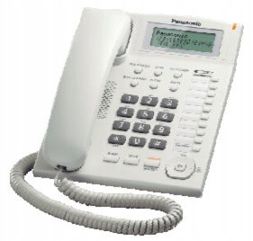 Panasonic KX-TS880FXW jednolinkový telefon, bílý