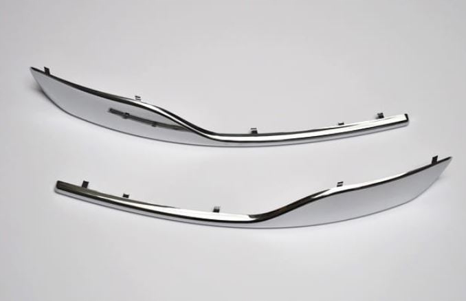 Listwy chromowane zderzaka bez LED RENAULT LAGUNA III 3 LIFT 2011-13