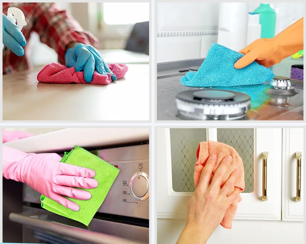 ŚCIERECZKI Z MIKROFIBRY 30x30cm 10 SZT MIĘKKA DO SZYB JAKOŚĆ 220g/m2 Rodzaj ścierka