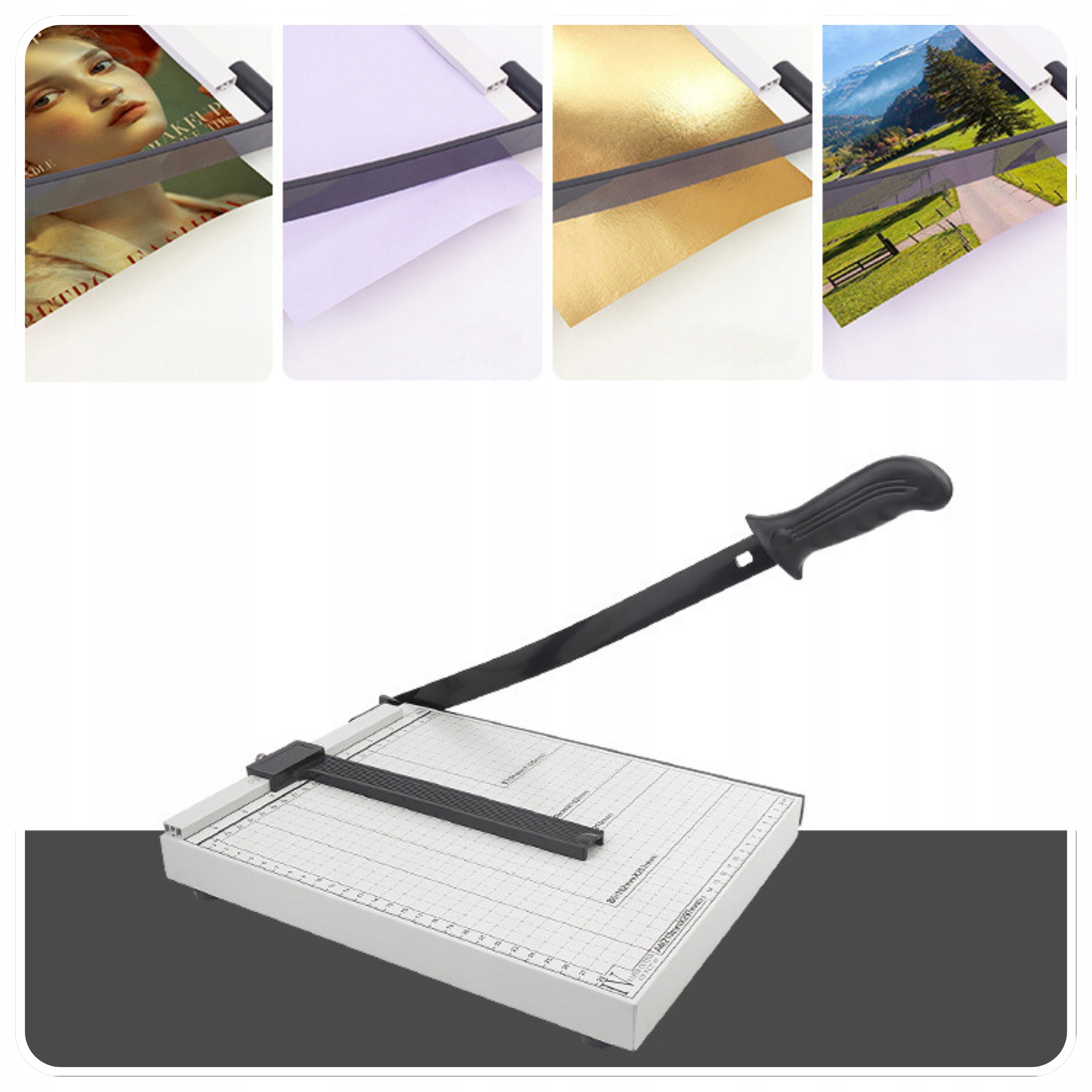 GILOTYNA TRYMER OBCINARKA MASZYNKA MASZYNA DO CIĘCIA PAPIERU A4 A5 METALOWA Marka WatchMe