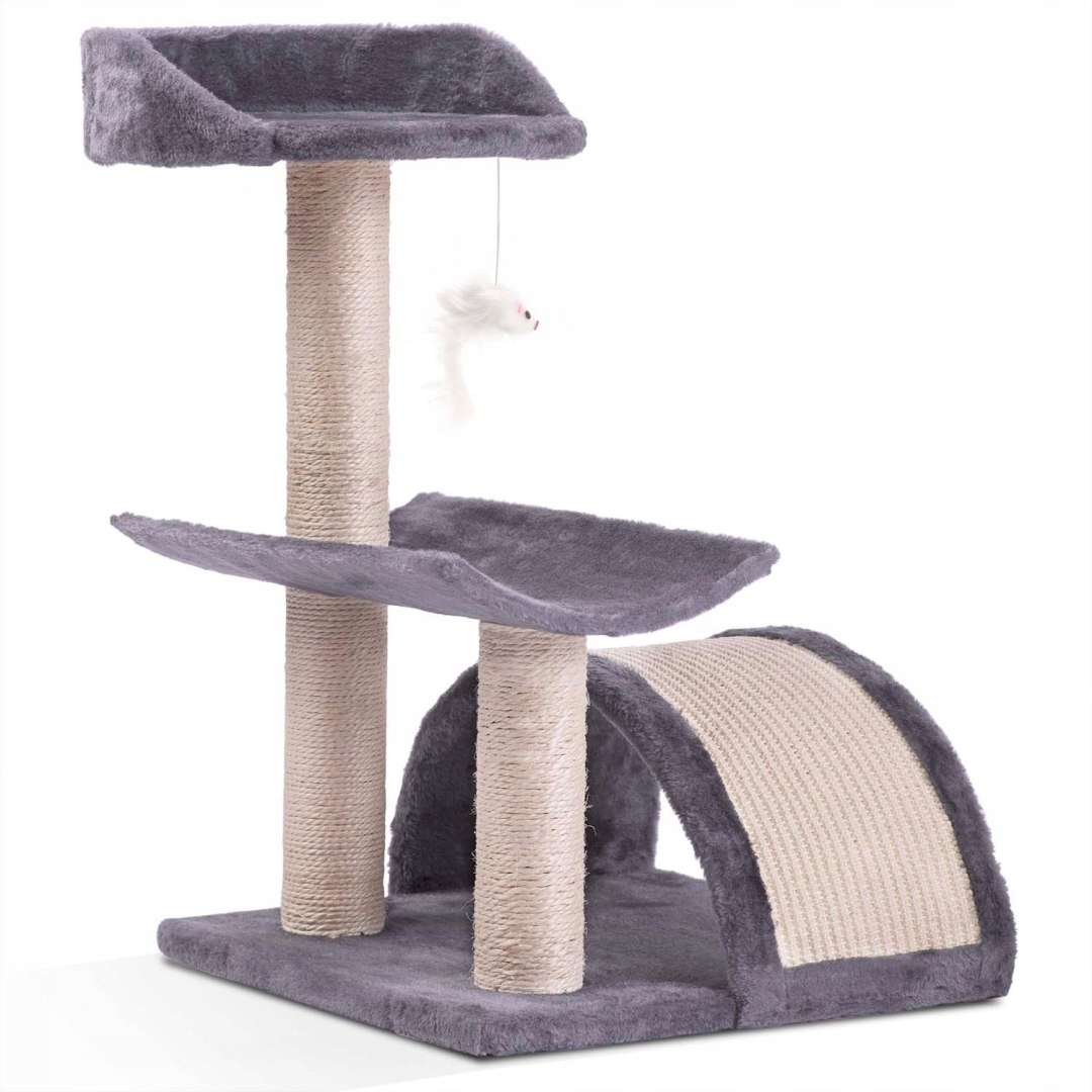 Levně Škrabadlo pro kočky 58 cm Pethaus s myší