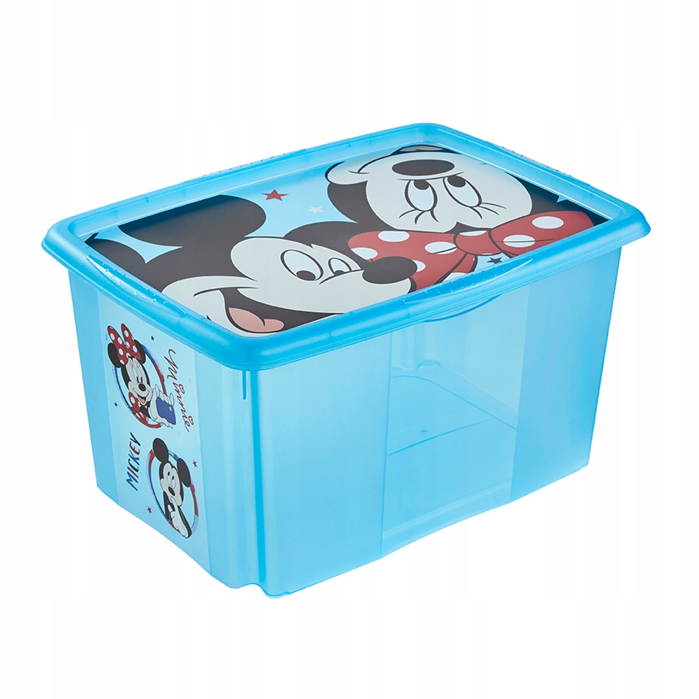 

Pojemnik z Pokrywą 45l pudełko na zabawki Mickey