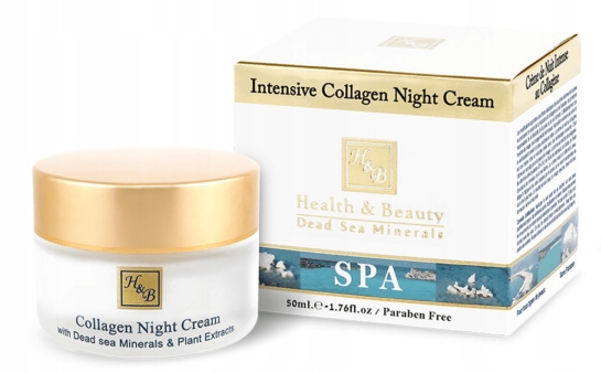 Noční krém proti stárnutí pleti s kolagenem Health&Beauty 50 ml