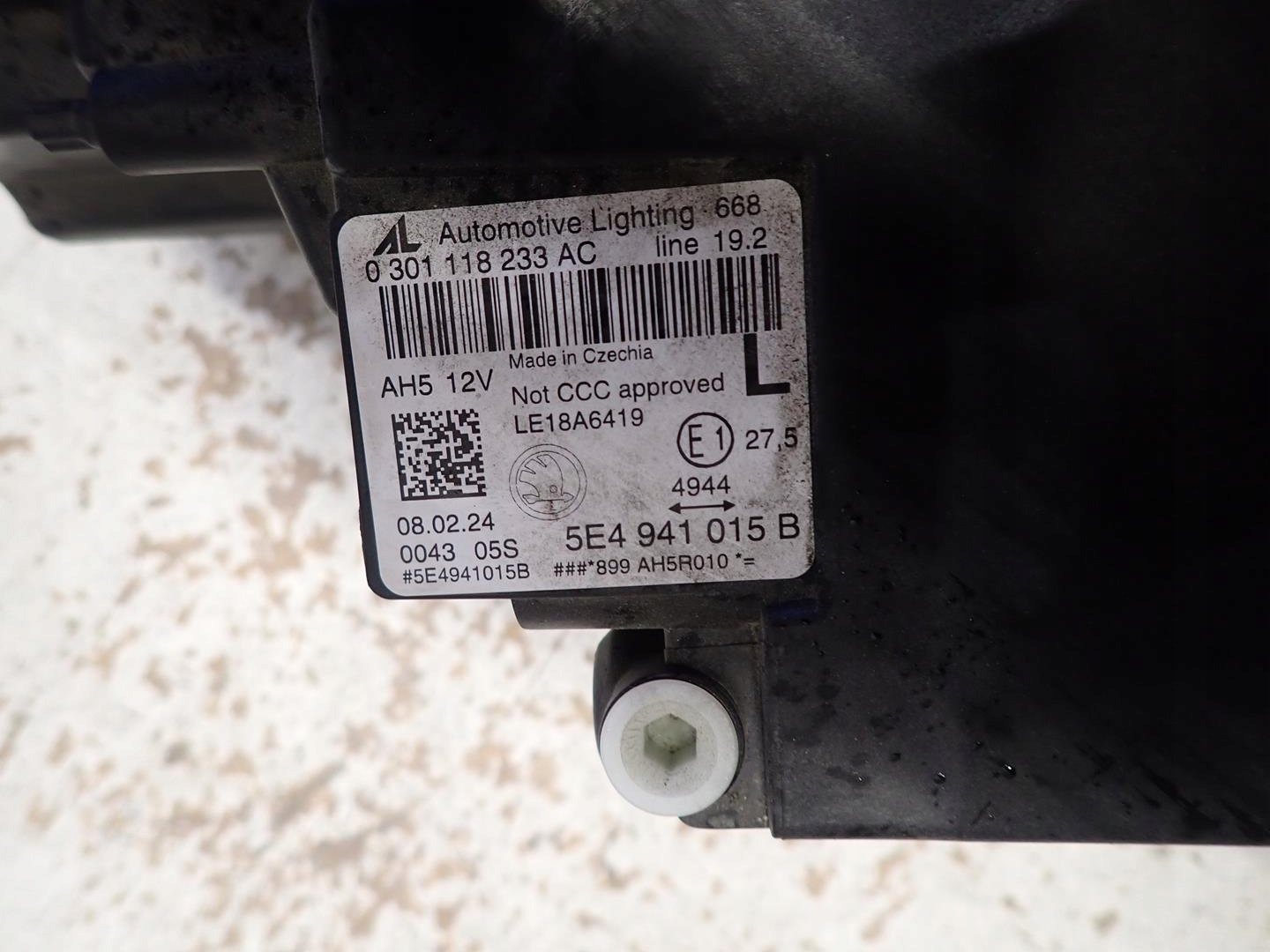 light front front left SKODA OCTAVIA IV 2020- FULL LED 5E4941015B