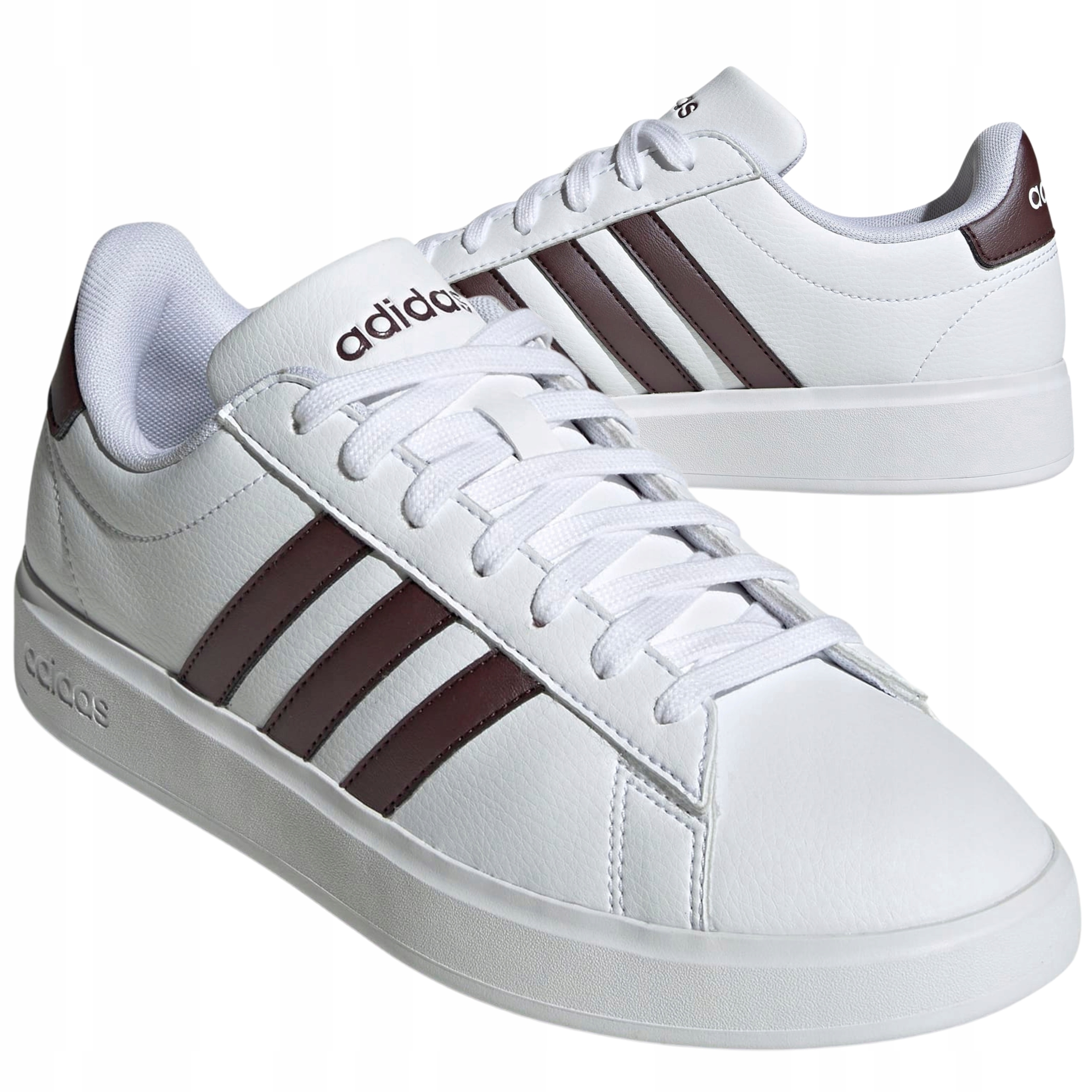 Pánské Tenisky, Klasické Sportovní Boty, Bílé Adidas Grand Court 40 2/3