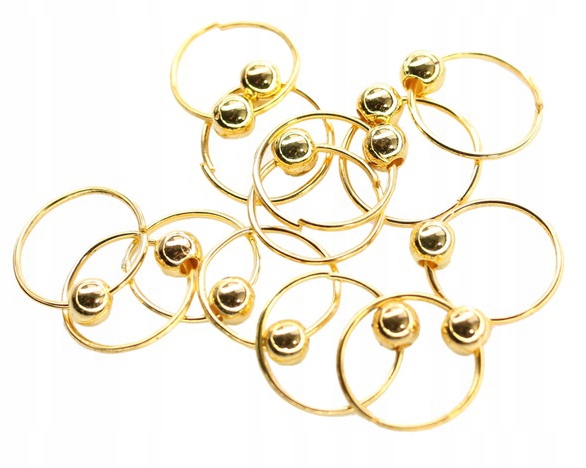 

Koraliki zaciskowe warkoczyki obrączki kółka