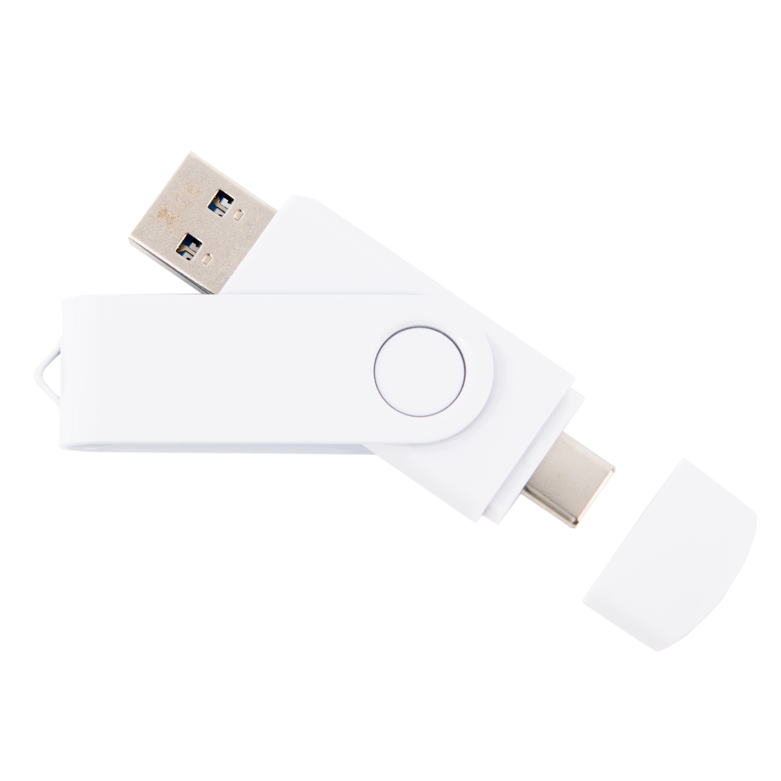 Pendrive 256 gb 3.0 3.2 Usb-c Typ C přenosná paměť flash Twister bílá