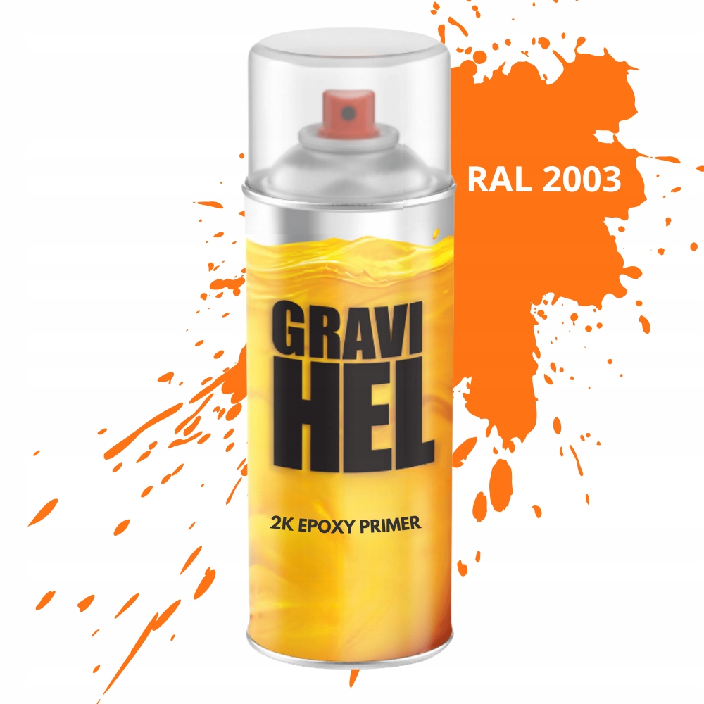 Ral 2003 2K Podkład Epoksydowy Antykorozyjny Do Stali Farba Spray 400ML