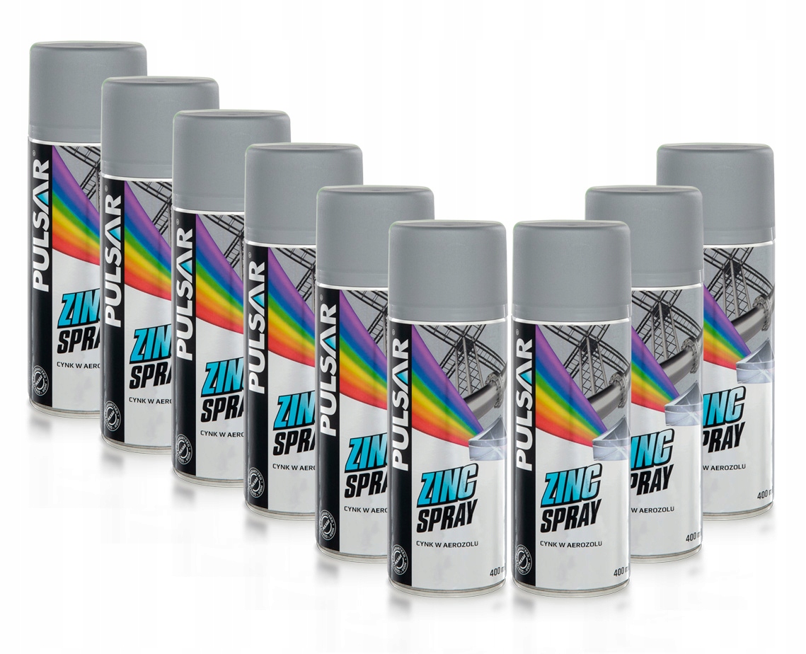 Pulsar спрей цинк антикорозійний цинк 400 мл x9