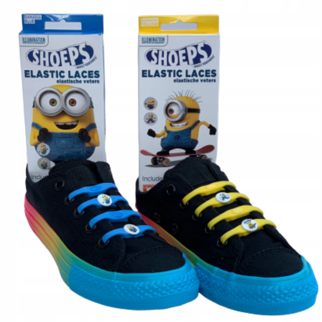 

Sznurówki bez wiązania zestaw Minionki 28 szt