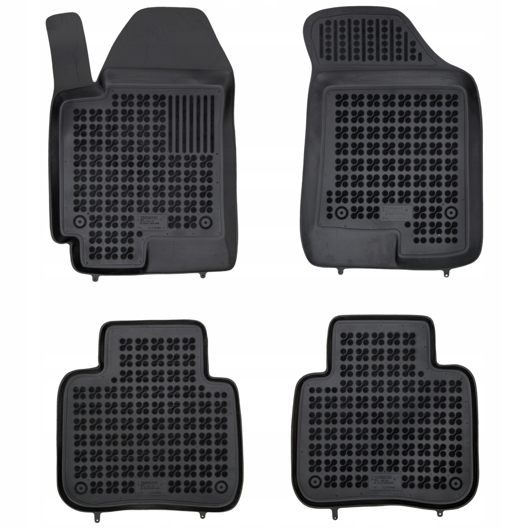 Gumové koberce Kia Cerato 2004-2008