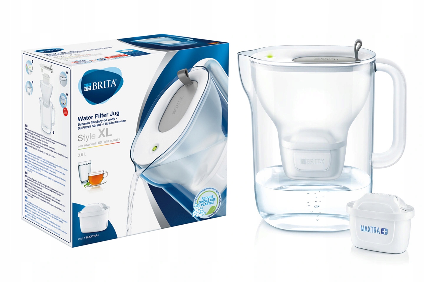 

Dzbanek filtrujący Brita Style XL +1 filtr Maxtra