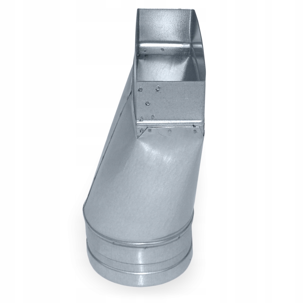 

Redukcja z wyjściem okrągłym 125mm/150x50mm niesym