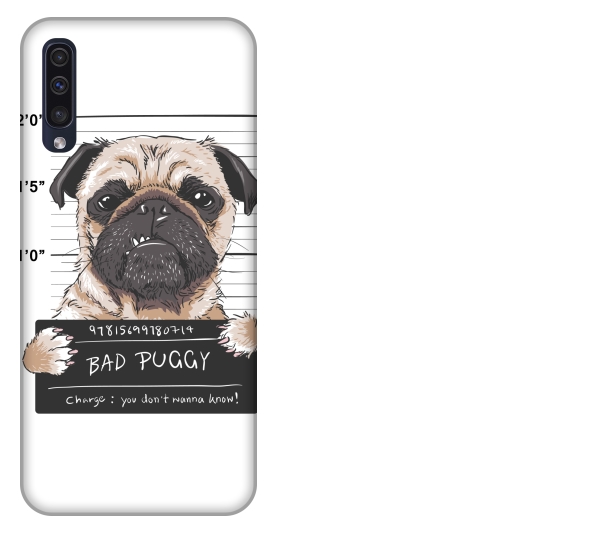 

Etui pokrowiec Samsung Galaxy A50 Bad puggy Badass