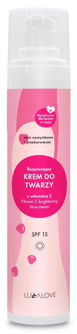 Lullalove Rozjasňující krém na obličej s vitamínem C SPF15 50 ml