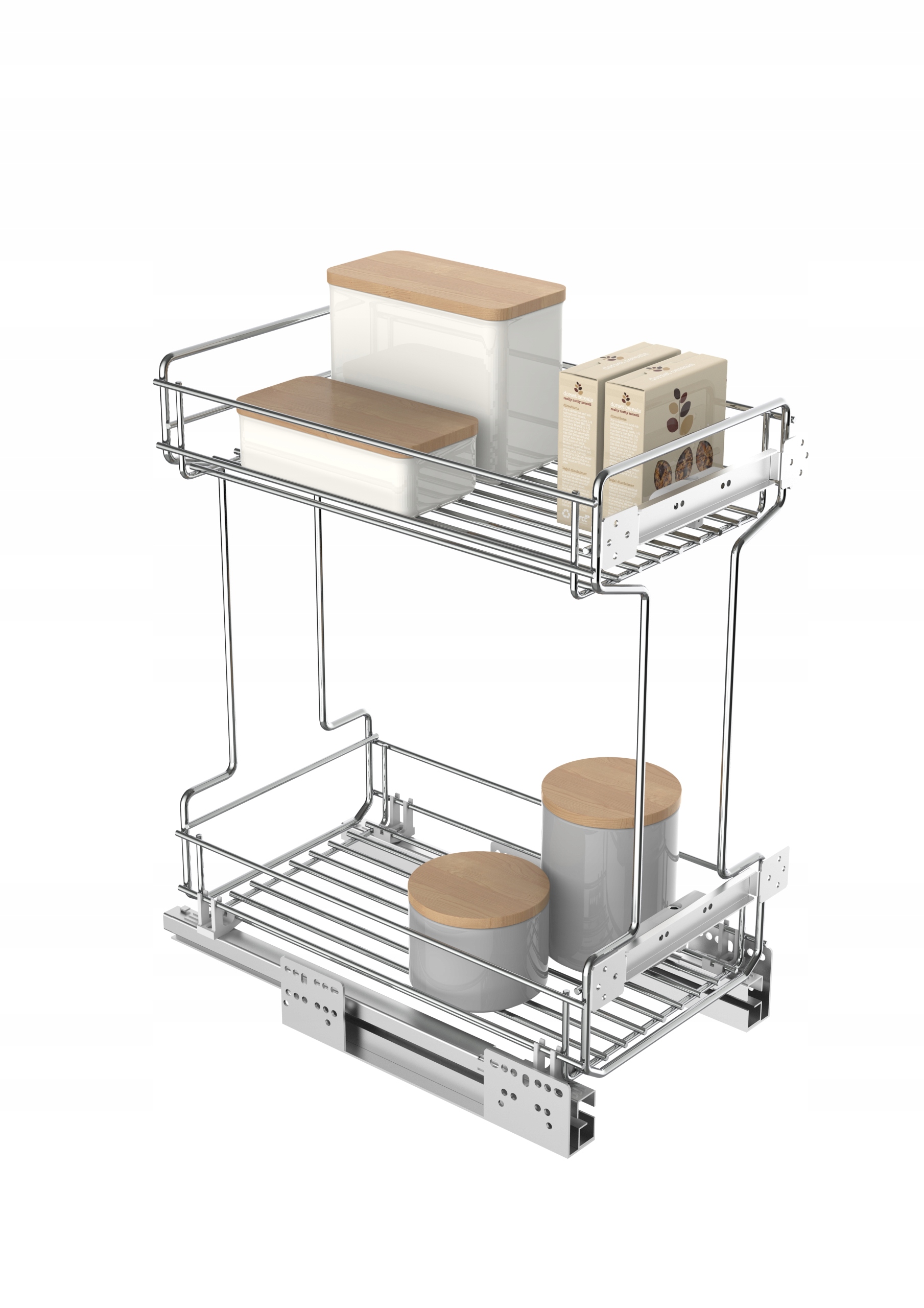 Hafele Koš Cargo 300 chrom Matrix S podstolové