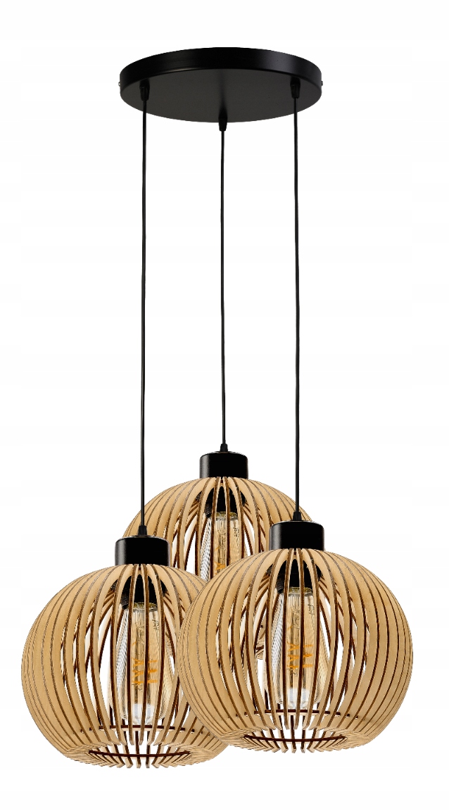 Lampa Wisząca LED Do Pokoju REGULOWANA 3XE27