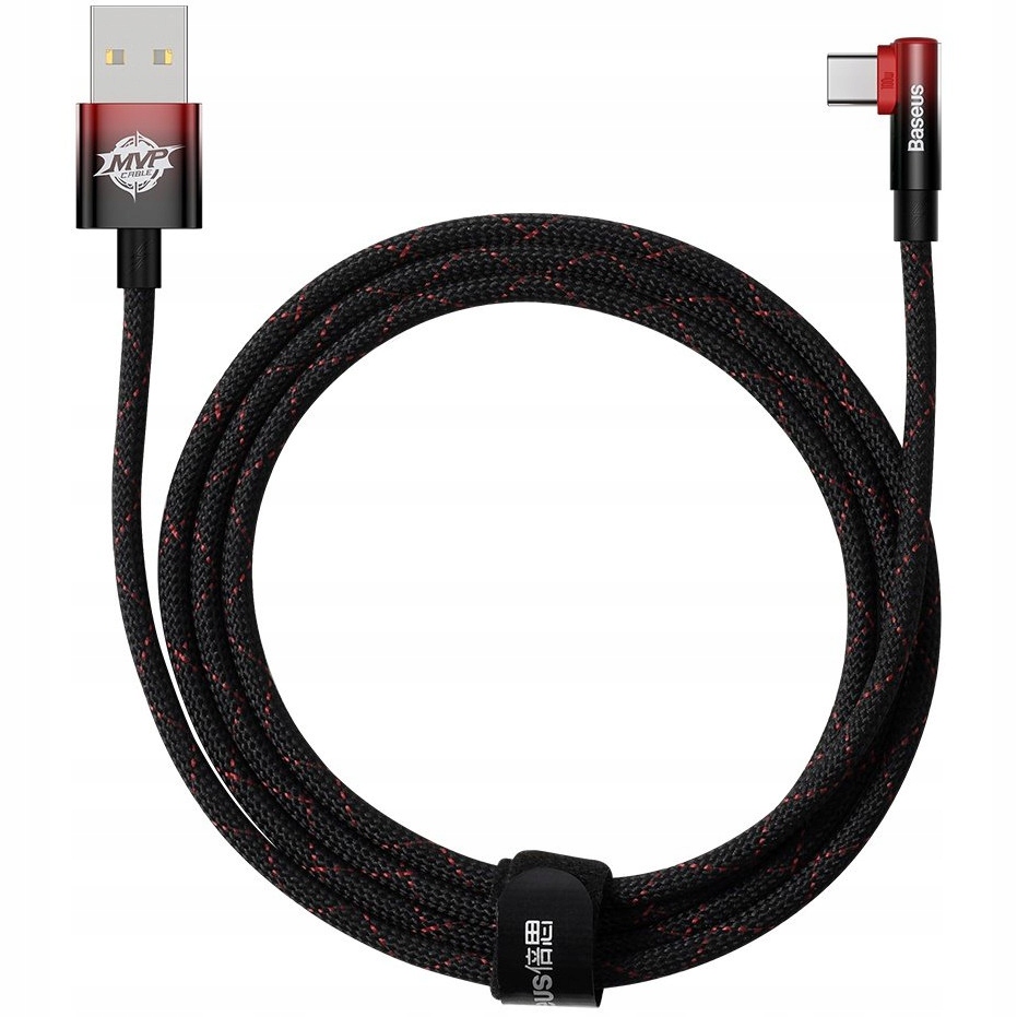 

Kabel 200cm Baseus Usb Kątowy Usb-c 5A 100W Pd Mvp
