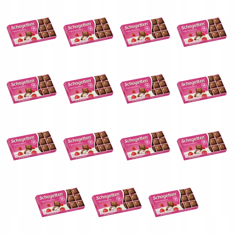 Schogetten Yoghurt Strawberry 100g X15
