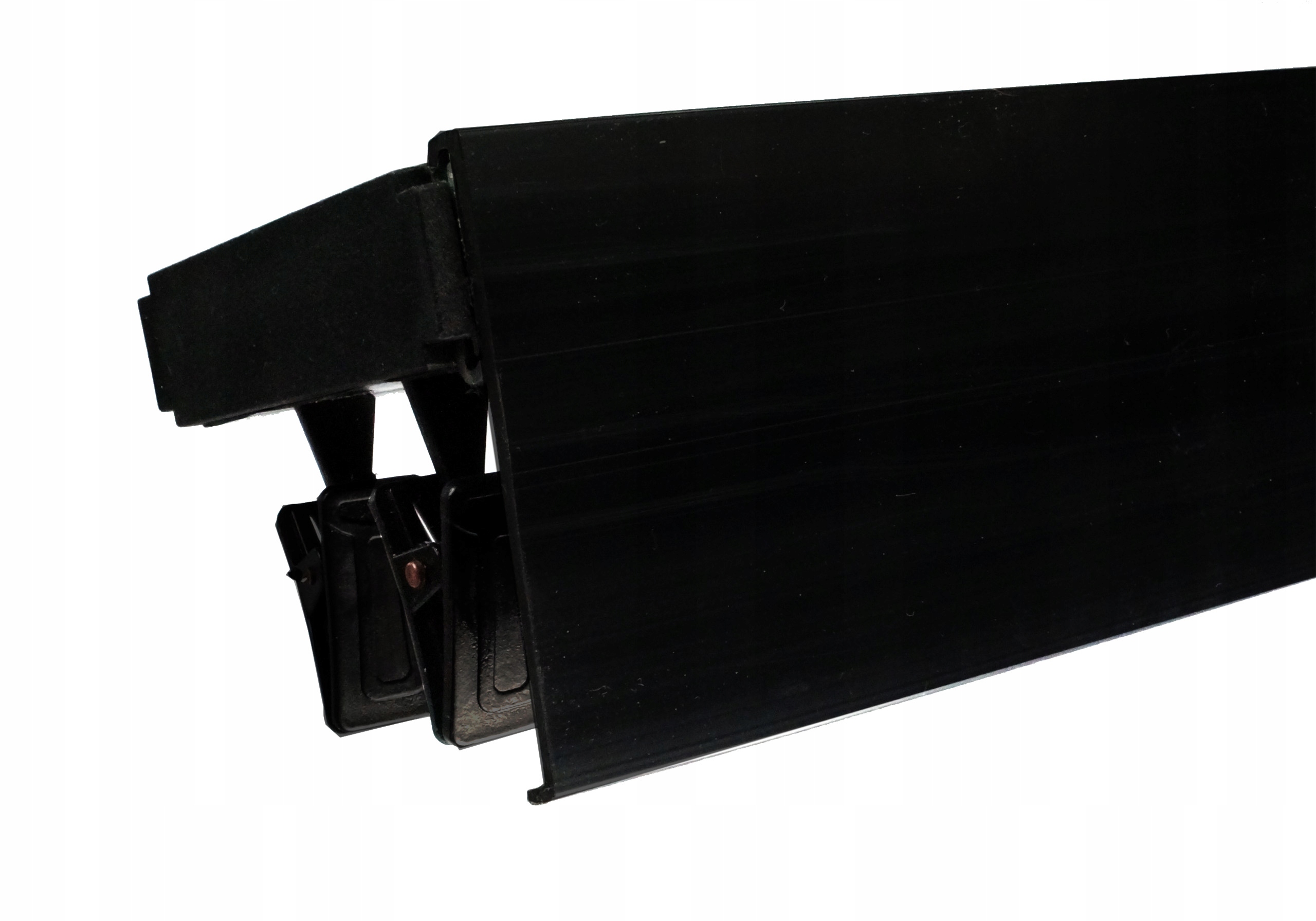 

Czarny Karnisz sufitowy Pcv podwójny 360 cm Osłona