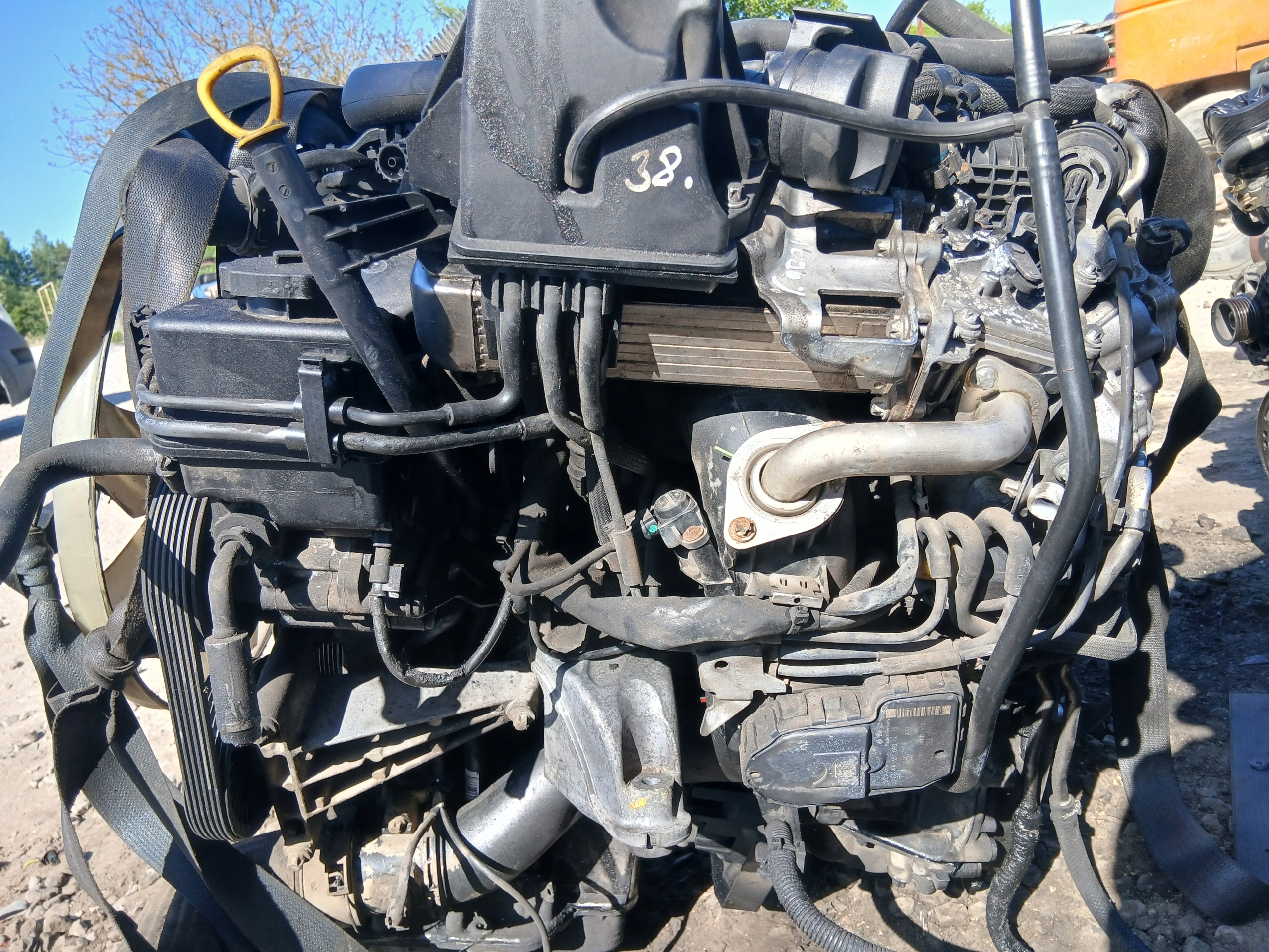 MERCEDES SPRINTER W906 2.2 CDI BITURBO engine 651.955 complete KPL 197 TYS