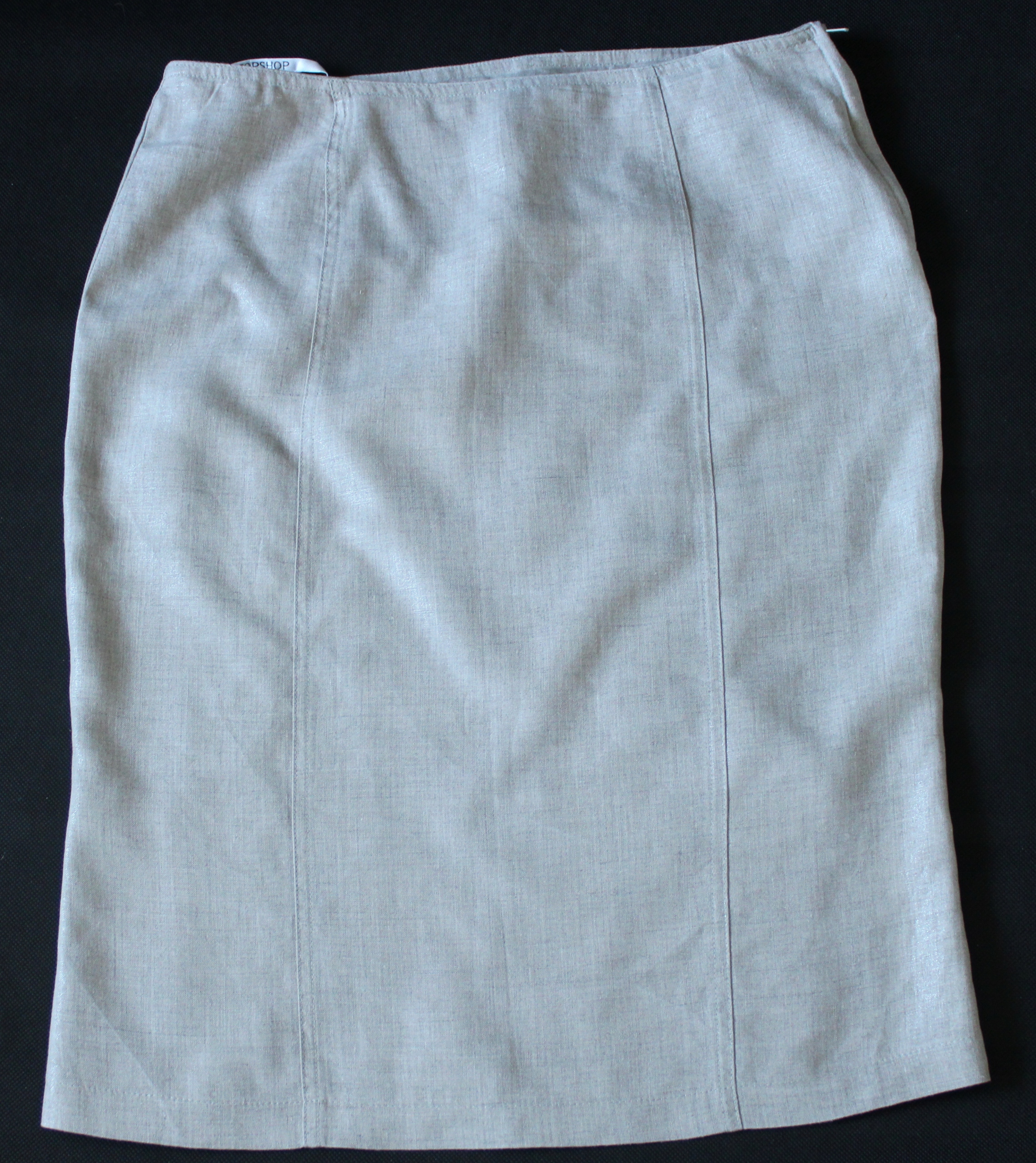 LNIANA SPÓDNICA ROZ 38 Rozmiar 38