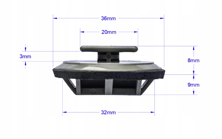 SPINKA ZAŚLEPKA LISTWY PROGOWEJ PROGU DO MAZDA 2 3 5 6 CX-3 CX-5 CX-7 CX-30 Producent części Trustom