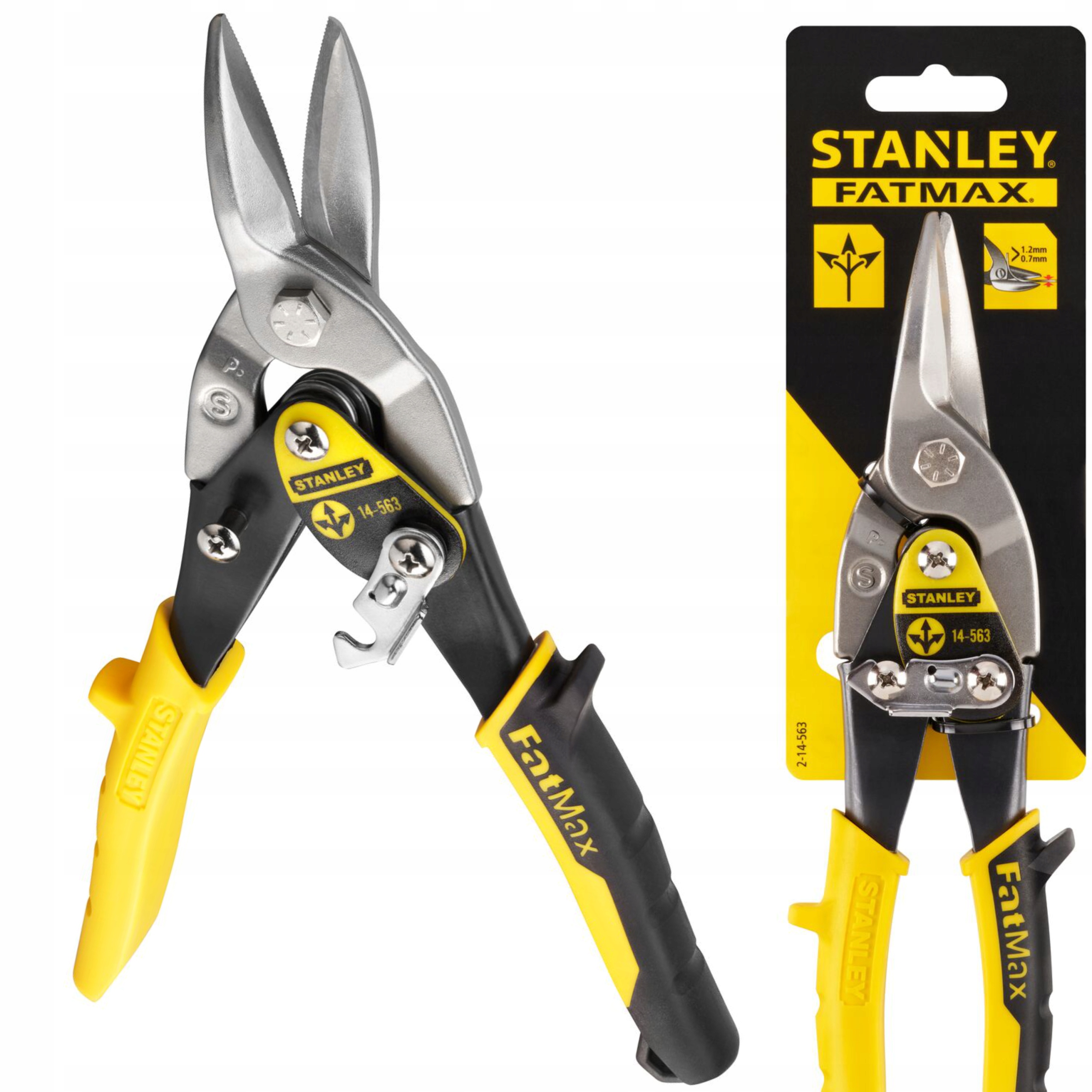 

Stanley Nożyce Do Blachy 250MM Proste Fmax 14-563