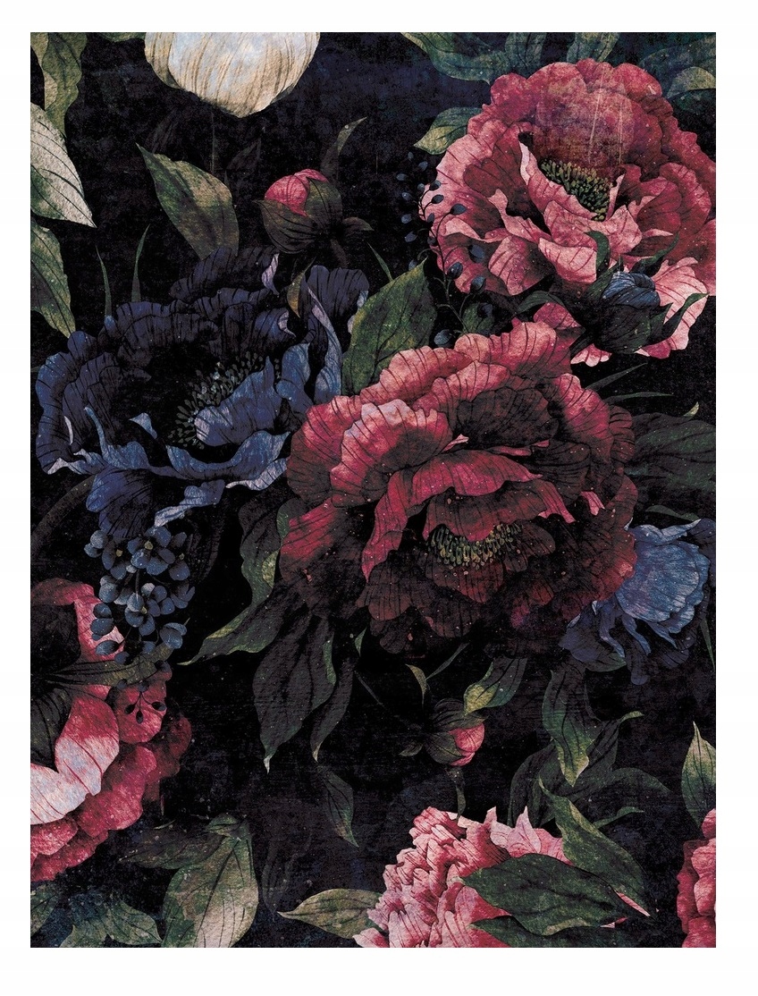 Fototapeta Kvety Do Spálne Vinylová Na Flizeline Pivonie Ruže 184x254