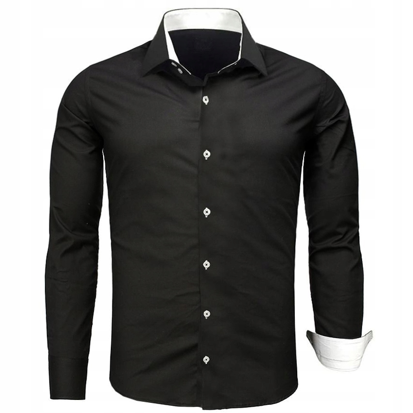 Pánská bavlněná košile Elegantní kontrast