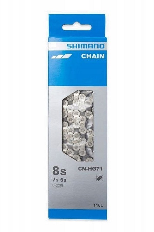 Łańcuch Shimano CN-HG71 6/7/8-rzędowy 116 ogniw sworzeń