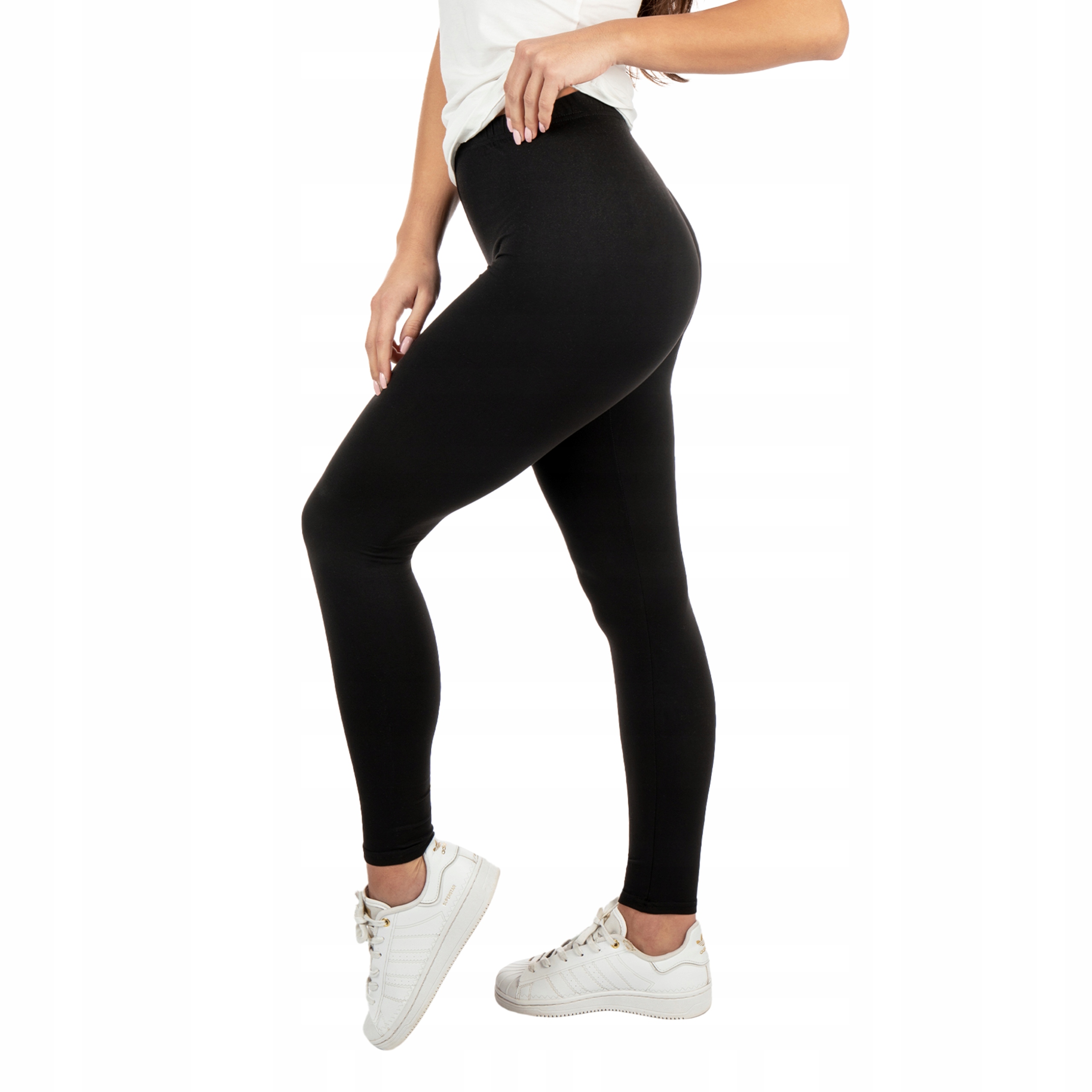 LEGGINSY GETRY BAMBUSOWE CZARNE LEGINSY S/M Kolekcja Całoroczne