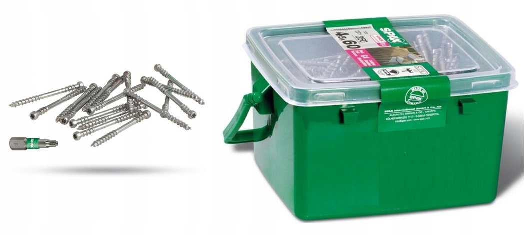 

Spax wkręt do deski tarasowej C4 4,5x60 250szt