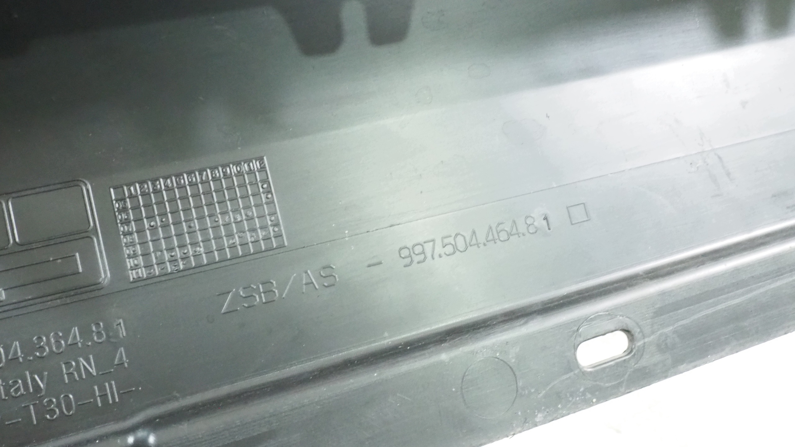 Porsche 911 997 moulding threshold right 99750436481