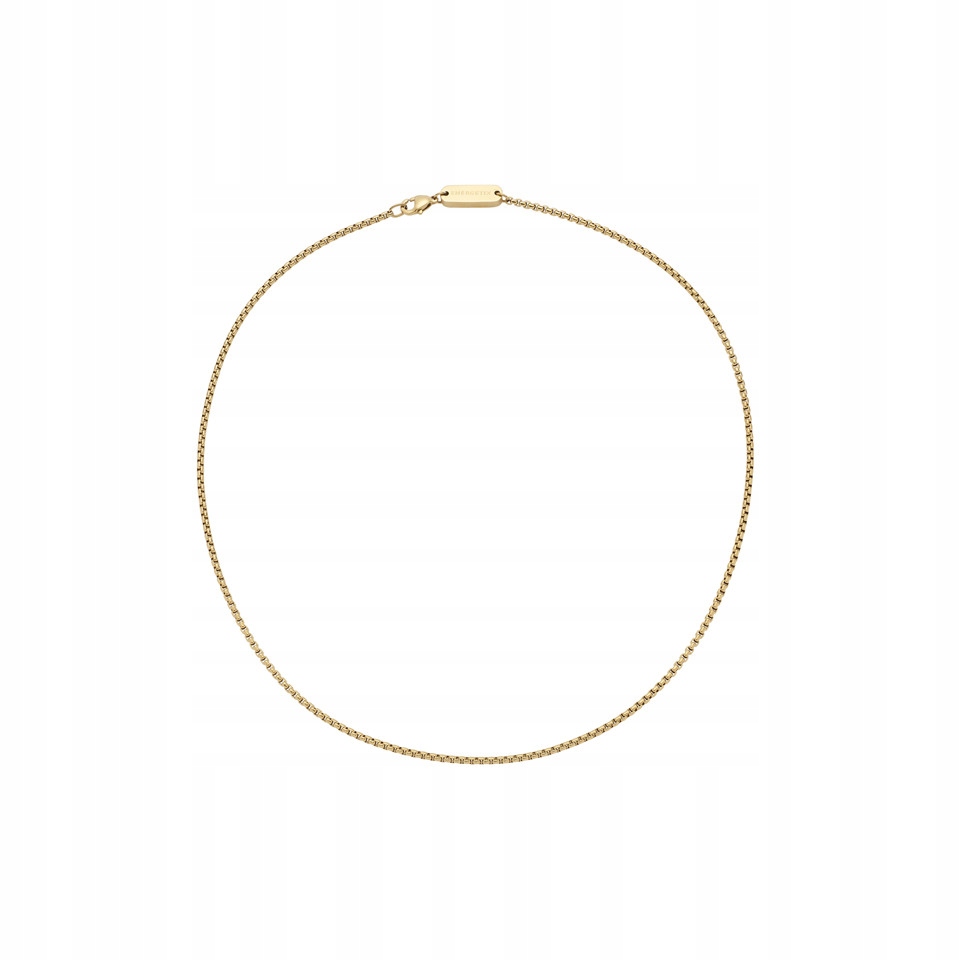 Řetízek Zlatá Barva Kostka Ocel Chirurgický náhrdelník