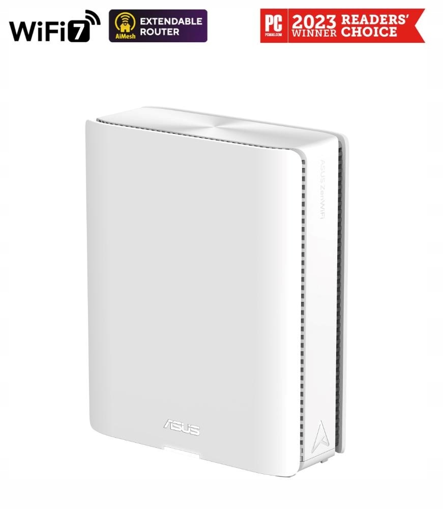 Asus ZenWifi BQ16 1-pack, WiFi7 Extendable Router, AiMesh, 2x Wan/ Lan…