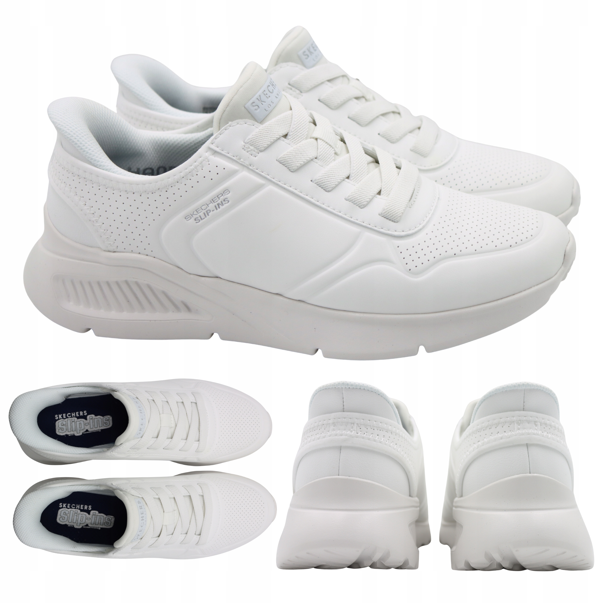 Pánské Sportovní Boty Bílé S Lehkými A Pohodlnými Skechers 183125/WHT vel. 40