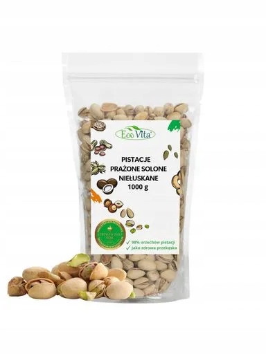 Pistácie Pražené Celé 1000 g Solené Jedinečná chuť Přísada do kuchyně