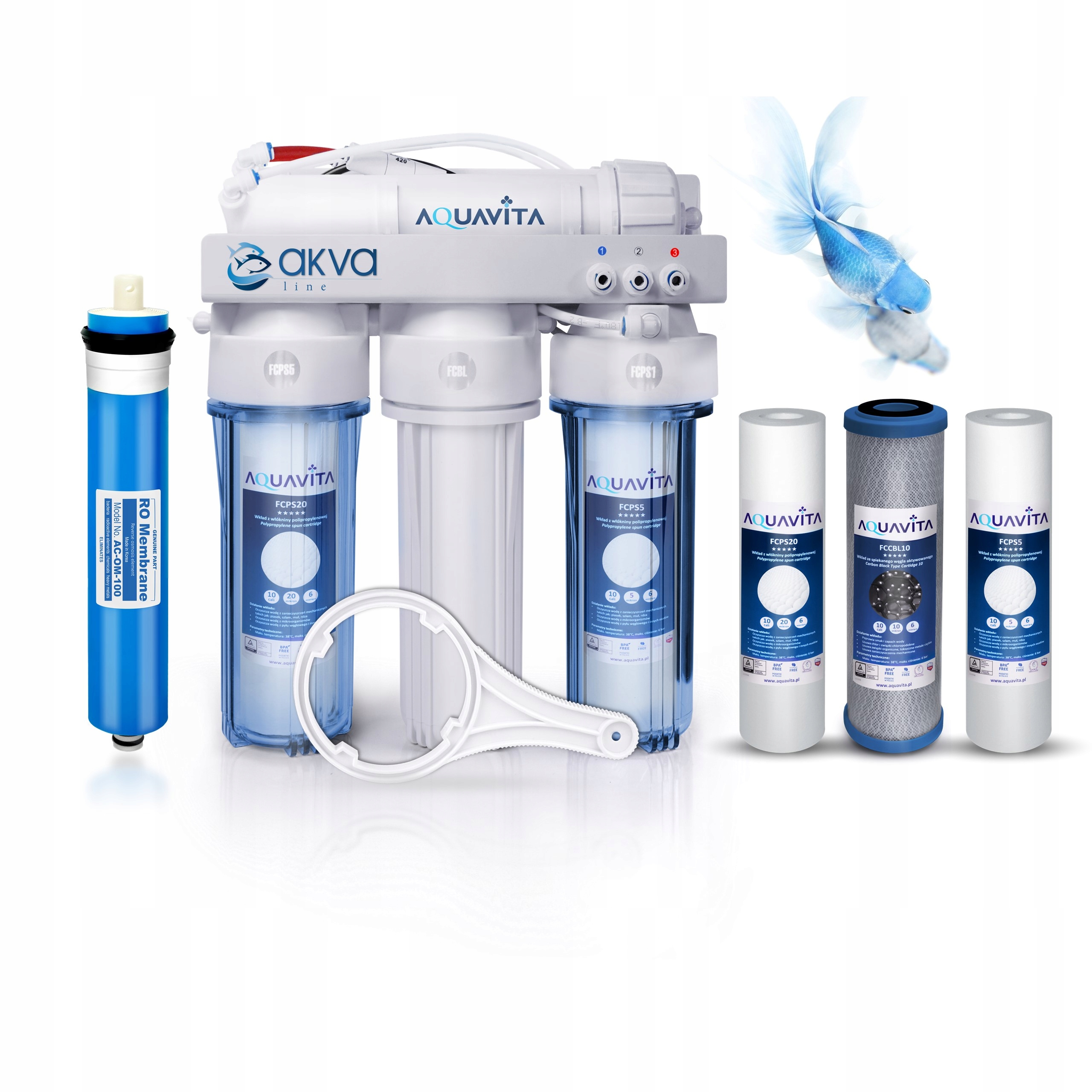 

Filtr wody do akwarium odwrócona osmoza RO4 100GPD
