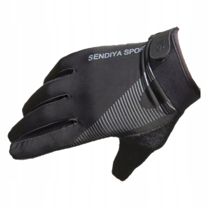 RĘKAWICZKI ROWEROWE SPORTOWE ANTYPOŚLIZGOWE DOTYKOWE ODDYCHAJĄCE LEKKIE M Materiał dominujący lycra