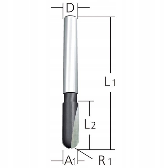 

Makita Frez do profili półokrągłych uchwyt 8mm