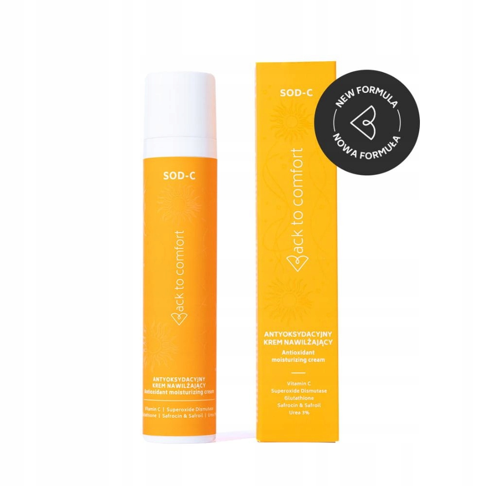 Antyoksydacyjny krem nawilżający z witaminą C Sod-c Back to comfort 50 m