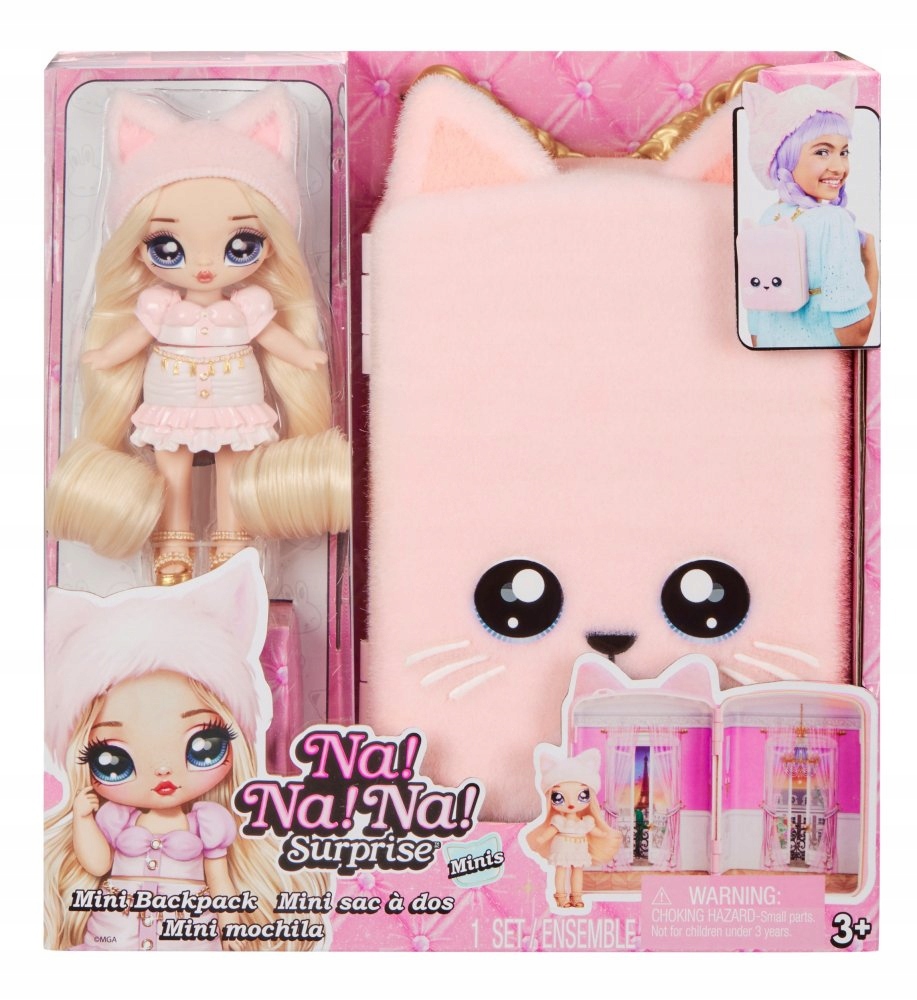 

NaNaNa Surprise Różowy plecak Parisian Kitty